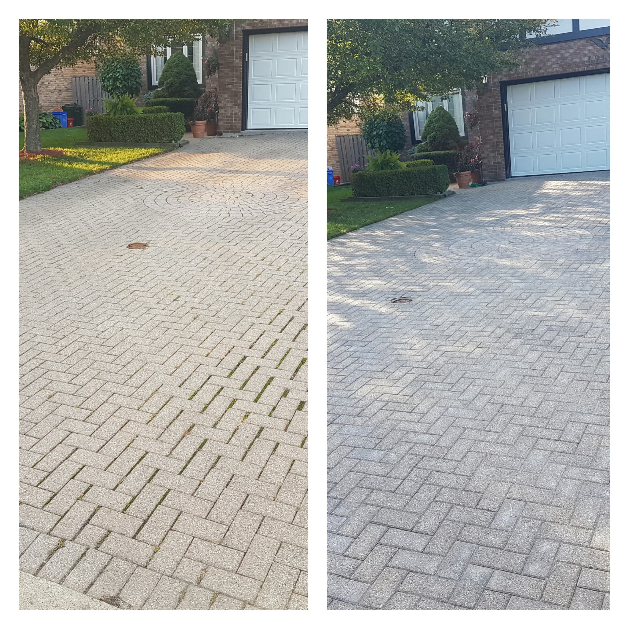 Interlock edge restraint repair work in Windsor Ontario by Preferred Coating Solutions